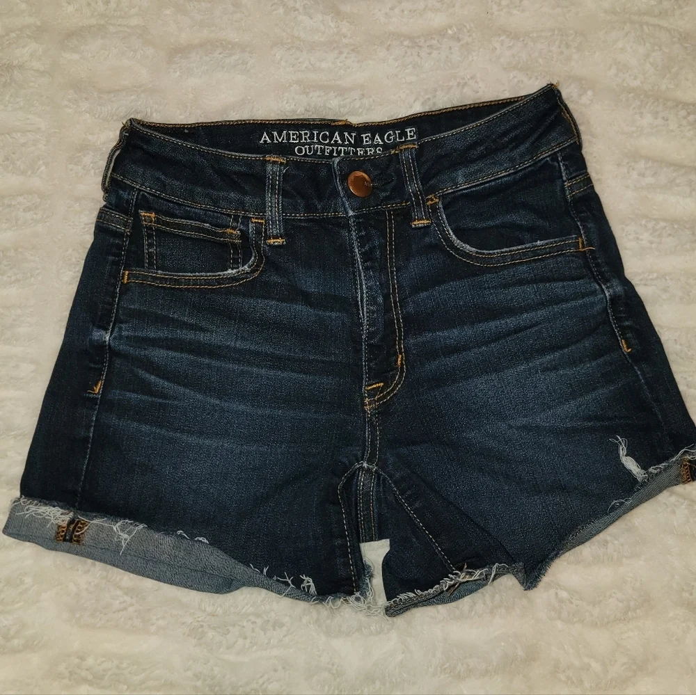 American Eagle Super Stretch High-Rise Shorties